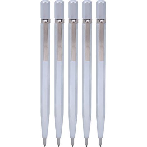 Stylo Graveur Diamant 5pcs Pointe Carbure pour Céramique, Verre, Métal, Bois - Outil de Marquage (1/5)