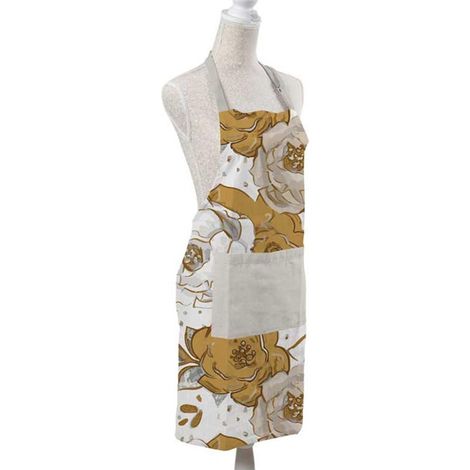 GREMBIULE DA CUCINA IN TESSUTO 60X80 CM ROSE (1/2)