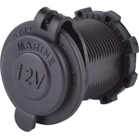 Prise d'allume-cigare 12V pour voiture, moto, bateau – Imperméable, protection contre surchauffe – Installation facile (1/5)