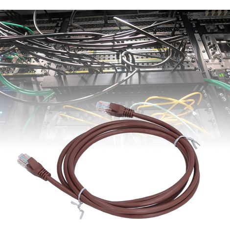 Câble réseau à paires torsadées non blindées de catégorie 5e, cordon de brassage réseau à paires torsadées 100 Mbps/1 Gbps, 7,0 m, 5 pièces. (1/5)
