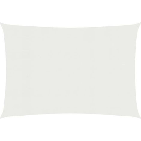 Voile d'ombrage 160 g/m² 2 x 2,5 m PEHD blanc (1/5)