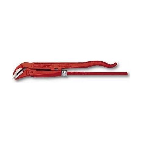 Usag U03110005 311 N Giratubi Svedese con Ganasce a 45° Sottili e Diritte Lunghezza 700 mm Capacita' Tubo 103 mm colore Rosso