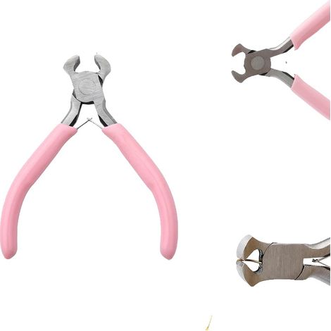 Schmuckzangen, langlebige Zinklegierung, ergonomischer rutschfester Griff, Endschneider (1/2)