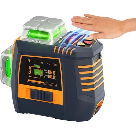 Niveau Laser, Contrôle par Gesture, 3 × 360° Laser Vert, CIGMAN CM-S05 (1/5)