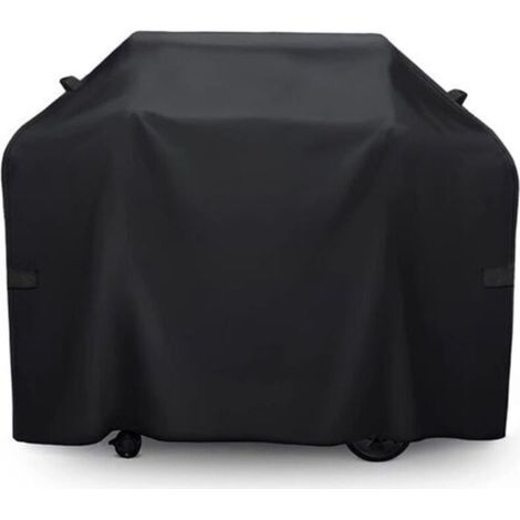 Housse de protection pour barbecue à gaz, bâche de protection pour barbecue, imperméable au vent, aux UV, à l'eau, à la poussière, à la neige (147x61x122cm) (1/4)