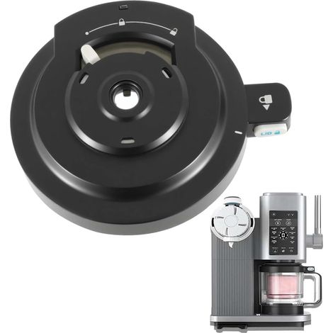 Äußerer Deckel für die Ninja NC700 Eismaschine, wiederverwendbarer Ersatzdeckel für Ninja Creami, kompatibel mit der Ninja NC700/NC701 Serie (ohne Rührarm). Ninja Creami Ersatzteile. (1/5)