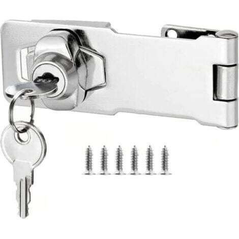 [NEVER USED] Latch padlock with different keys, drawer lock (8cm)