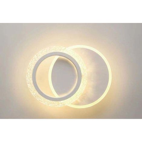 Lampe murale LED chambre lampe de chevet simple balcon allée escalier lampe tricolore gradation-Double bulle ronde (1/2)