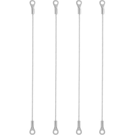 4PCS Limiteur de porte d'armoire en acier inoxydable, câble de retenue de porte d'armoire, limiteur d'angle d'ouverture de porte flexible, limiteur de balancement de porte d'armoire (1/5)