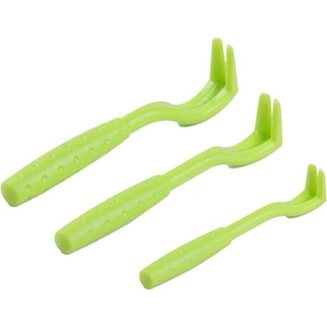 Set di 3 strumenti in acciaio inossidabile per la rimozione dei pidocchi degli animali domestici. (1/5)