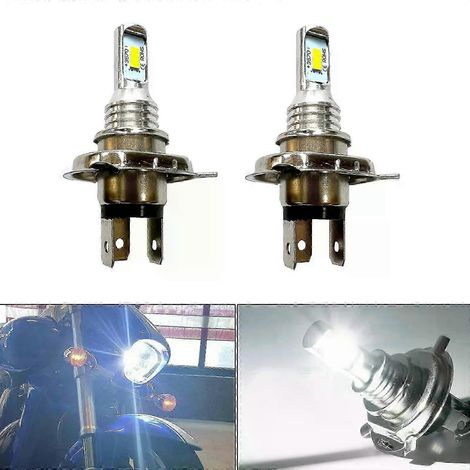 1 Stück H4 LED Xenon Weiß Canbus Fehlerfrei 6000k Auto Fern- und Abblendlicht-Scheinwerferlampen Ersatz-Autobeleuchtung Zubehör-JXLGV (1/5)