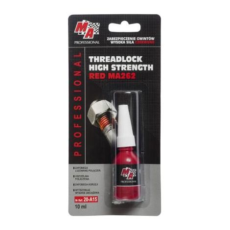 Frein-filet rouge - Blister de 10 ml résistant. MA PROFESSIONAL