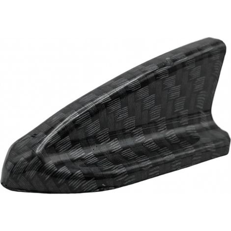 Aleta de tiburón adhesiva para techo de coche, acabado carbono (1/5)