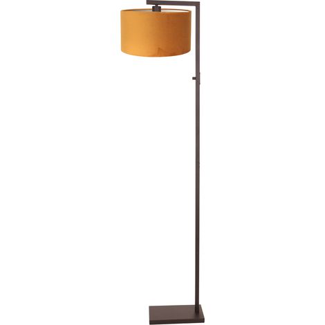 Steinhauer - stehlampe - Stang - braun - metall textil -