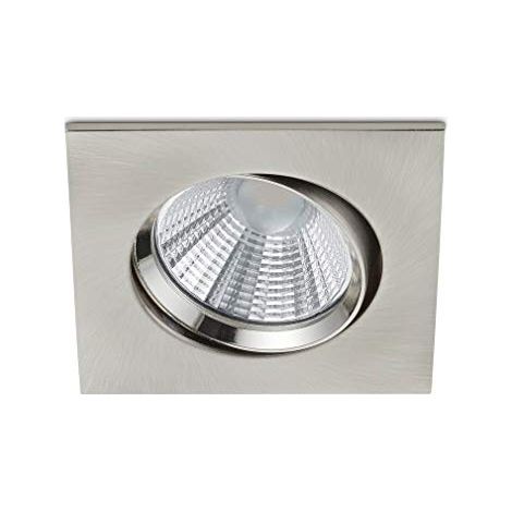 Faretto da Incasso Led Quadrato Orientabile Acciaio Dimmerabile Pamir GD Trio (1/4)