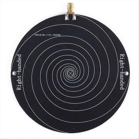 Zirkular polarisierte, breitbandige UWB-RFID-Antennen mit gleichwinkliger Spiralform (0,51–10 GHz) (1/5)