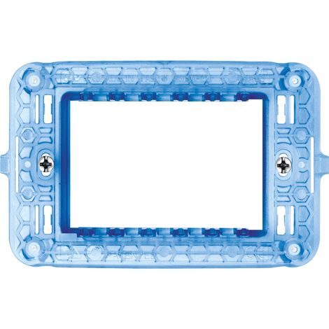 Supporto Armatura 3 Moduli Per Sistema 44 AVE Per Scatole Rettangolari 44A03 (1/6)