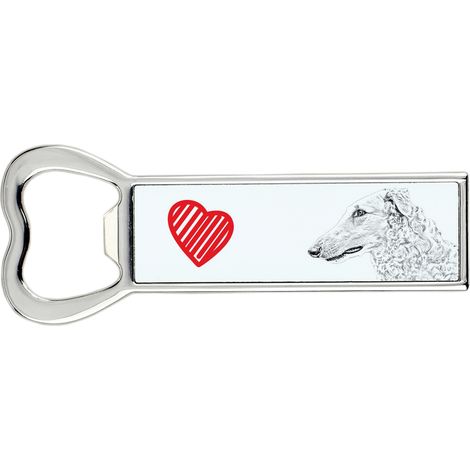Borzoi russo, Borzoi, Barzoi - apribottiglie con cane, apri frigo personalizzato, regalo unico per uomo di Art-Dog (1/5)