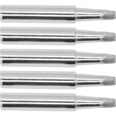 Kit de 5 pointes de fer à souder BGA pour station d'outils, têtes de soudage en cuivre, série 900M, type plat - 3,2D (1/5)