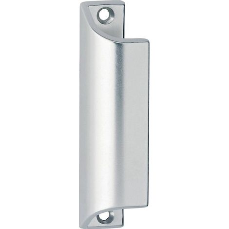 Hoppe – Poignée de tirage aluminium profilée finition blanche 9010 – Entraxe 96mm – Hauteur 90mm – Saillie 22mm pour porte-fenêtres