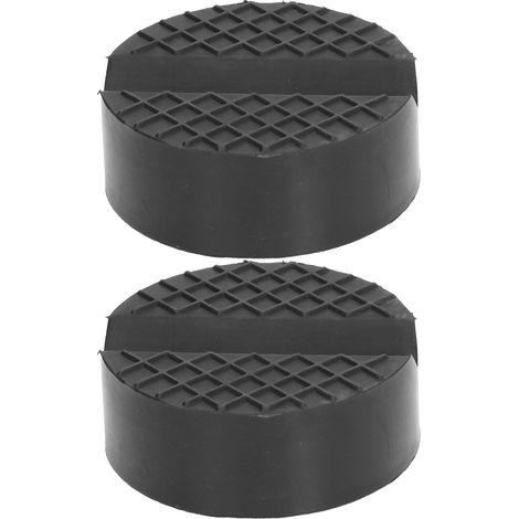 Lot de 2 patins de levage universels en caoutchouc pour cric, protection de rail de châssis, en forme de V, réutilisables, pour l'entretien automobile