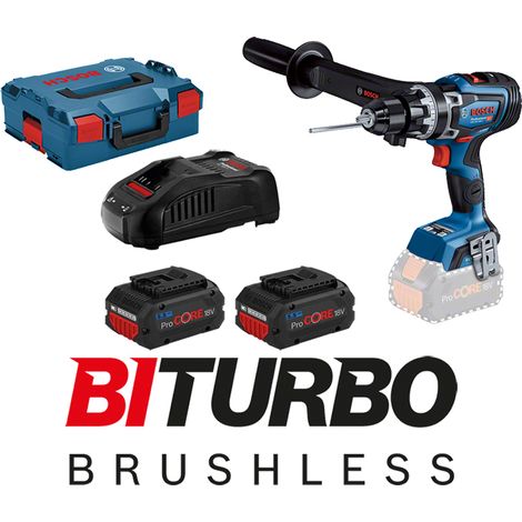 Trapano battente-avvitatore GSB 18V-150 C Professional con 2 Batterie ProCORE 18V 5,5 Ah 06019J5102 + 1600A0214C Professional BOSCH (1/5)