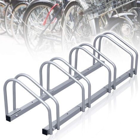 Râtelier pour 4 vélos avec des pneus jusqu'à 55 mm de largeur, support pour vélo et VTT (1/5)