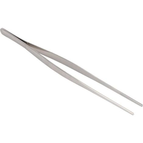 1 Pince à aliments, Acier inoxydable 304, Pointe dentelée, Poignée ergonomique, Cuisine domestique