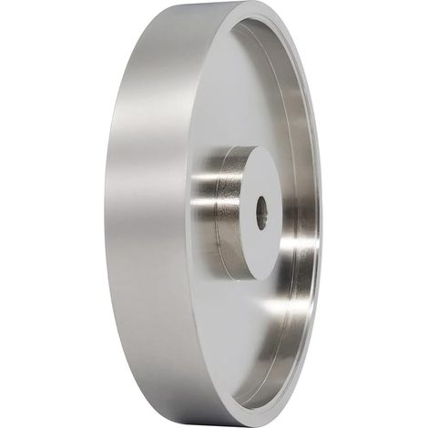Meule CBN, DiamèTre 6 X 1 Pouce de Large avec Arbre de 1/2 Pouce, Meule DiamantéE pour AffûTer L'Acier, Grain 1000 (1/5)