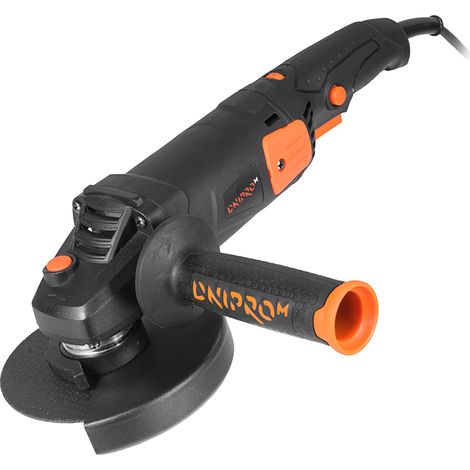 Dnipro-M Amoladora Angular 950W 125mm, 3000-10500 RPM con Regulador de Velocidad, Rosca M14, Motor con Escobillas, Ideal para Corte y Desbaste de Metal y Piedra. GL-145S