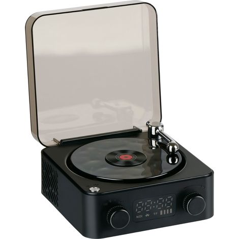 No Brand Enceinte portable Noir H6.7xl15.3xL14.2cm (1/4)
