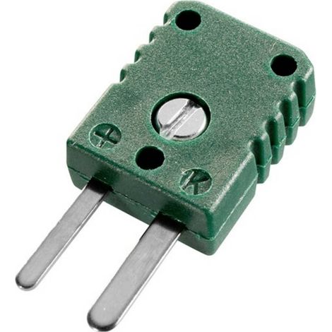 B + B Thermo-Technik Fiche miniature type K, verte  -50…+120 °C vert Contenu: 1 pc(s)