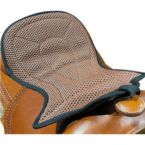 FULL, MARRONE: Western Perforierte Neopren-Satteldecke (1/4)