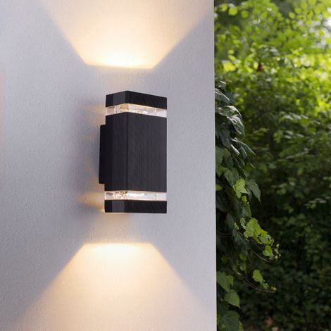 Applique murale extérieure, applique murale extérieure noir sable, étanche IP65, éclairage extérieur pour maison, porche, garage, porte d'entrée (1/5)