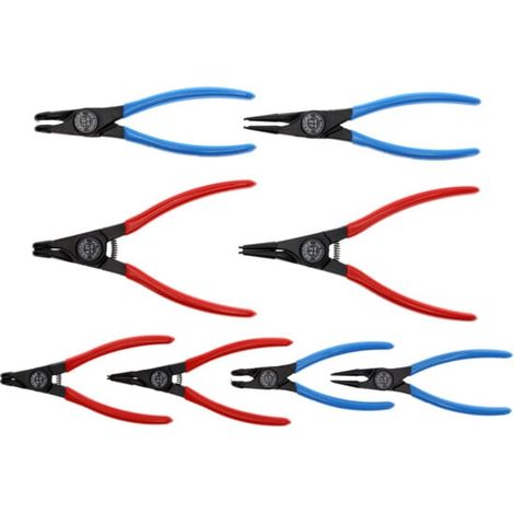 Gedore 6700490 Jeu de pinces pour circlips Adapté pour (pinces pour circlips) circlips intérieurs et extérieurs 12-25 m (1/5)