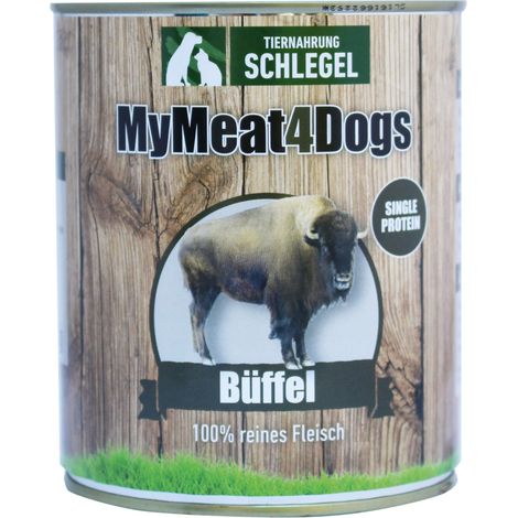 MyMeat4Dogs Hundefutter Reinfleischdose Büffel - 820 g