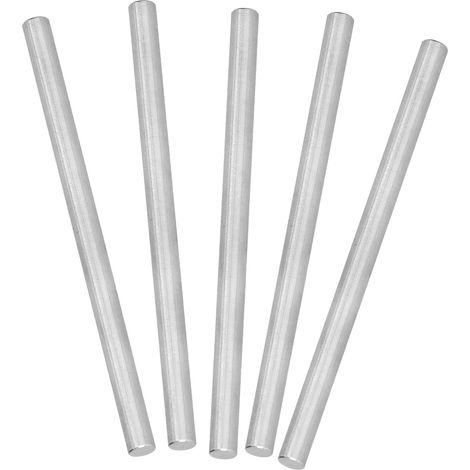 Kit de 5 barres droites rondes en acier inoxydable de 6 mm pour robot jouet DIY4100-0006-0100