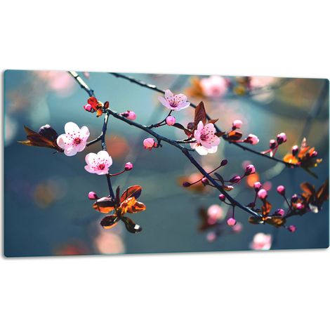 Tablero de corte de placa de vidrio 52x30 flores (1/5)
