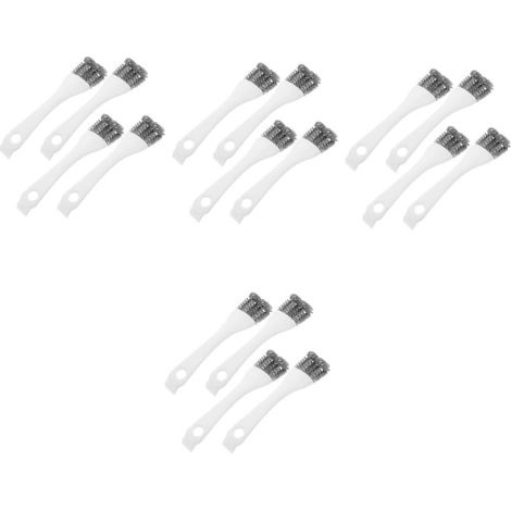 Lot de 16 brosses de nettoyage d'angle pour plan de travail de cuisinière/grill (1/5)