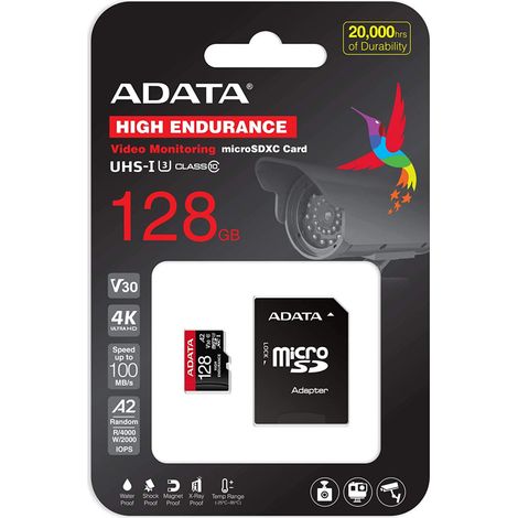 ADATA 128 GB MicroSDXC UHS-I-Klasse, AUSDX128GUI3V30SHA2-RA1 (1/4)