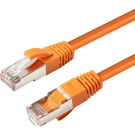 MicroConnect S/FTP CAT6 5m Orange LSZH PiMF (Paare in Metallfolie) 4x2xAWG 28, CU, SSTP605O
