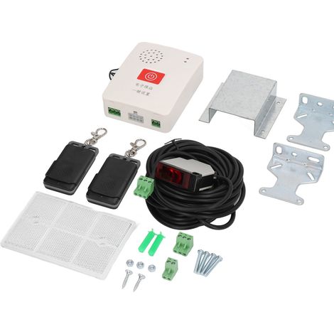kit de contrôle d'accès de sécurité pour garage résidentiel avec système de contrôle d'accès infrarouge à barrière (1/5)