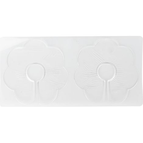 2 coussinets anti-rides en silicone forme de fleur, réutilisables, pour poitrine, usage domestique (1/5)