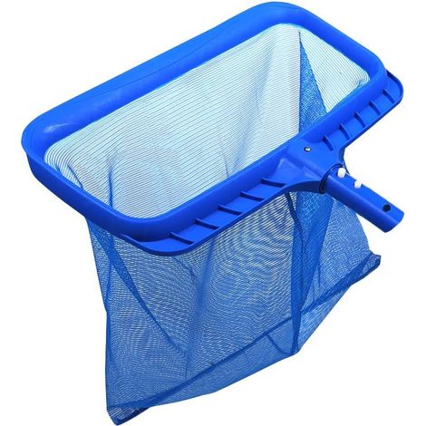 Pool Skimmer Net, Bottom Skimmer Net with Heavy Duty Plastic Frame Sturdy and Stable with Cleaning Net for Swimming Pools, Ponds, Fountains and Spas(Excluding Handle) (1/5)