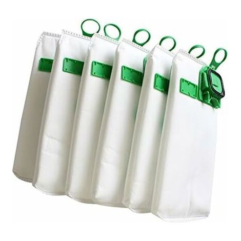 Lot de 6 sacs d’aspirateur haute efficacité pour aspirateur Vorwerk VK140 VK150 FP140 kobold-- (1/2)
