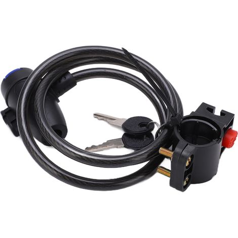 Câble antivol pour vélo de montagne, serrure en anneau pour accessoires vélo anti-vol (1/5)
