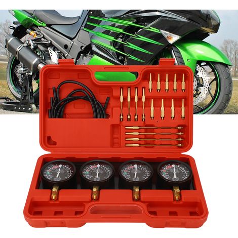 Équilibreur, carburateur, synchroniseur pour moto quatre cylindres (VT01330) (livré dans une boîte en carton) (couleur de la boîte à outils aléatoire) (1/5)
