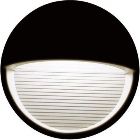 V-TAC VT-1182 3W LED Wandleuchte neutralweiß 4000K rund schwarz körper IP65 - SKU 1405 (1/5)