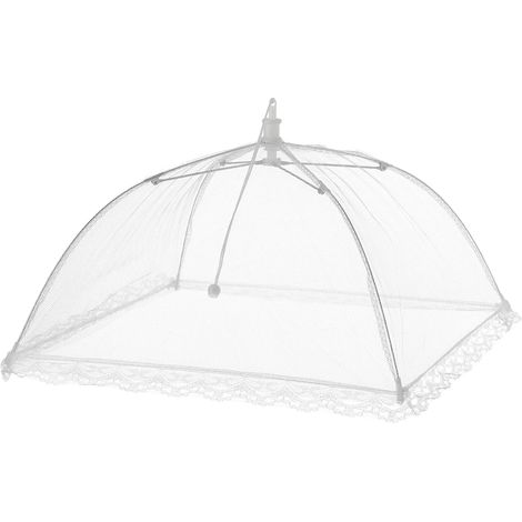 Couvercle alimentaire pliable en maille, protection anti-mouches pour aliments, cloche alimentaire de cuisine et extérieur (1/5)