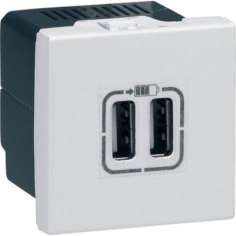 chargeur USB Type A + USB Type C mosaic link